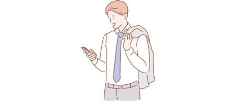 個人のスマホに050番号を付与イメージ