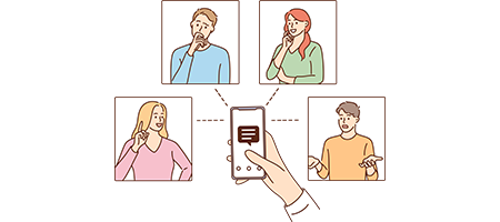 利用状況やログも確認可能イメージ